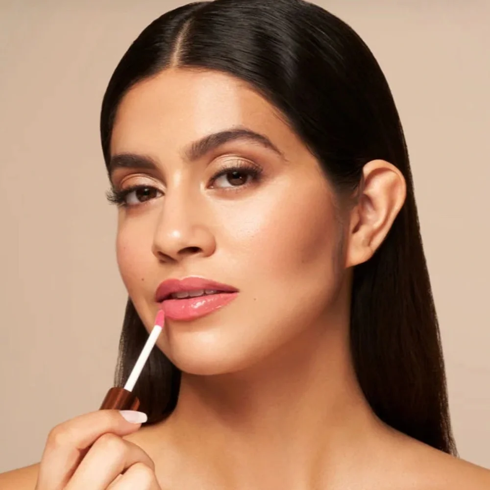 Luxe Lip Oil in Pink Shine/Tinted Pink by Yensa
